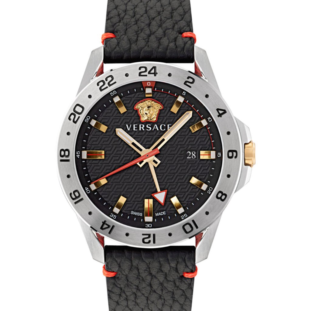 Versace Black Sport Gmt Mens Watch